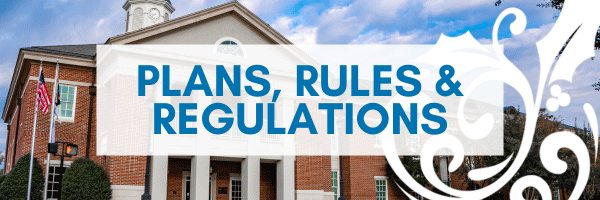 Plans, Rules, and Regulations