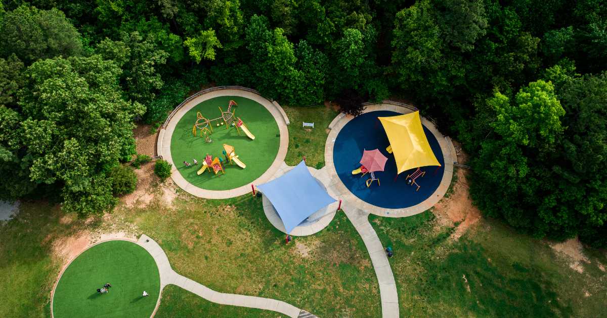 Jones Park Playground Overhead
