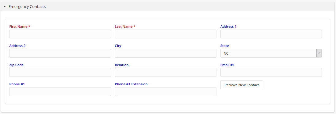 5. Emergency Contacts