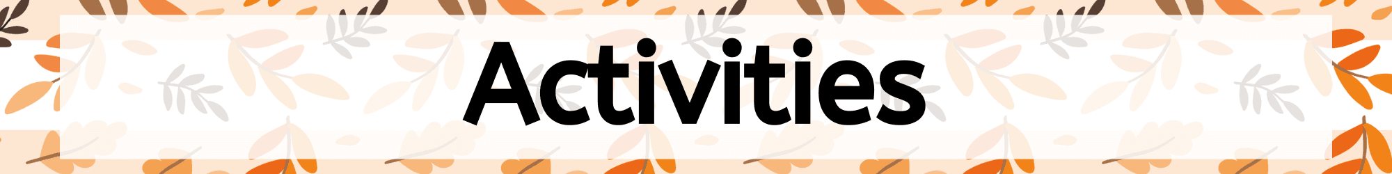 HollyFest Headers-Activities