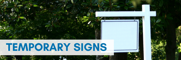 Temporary Signs