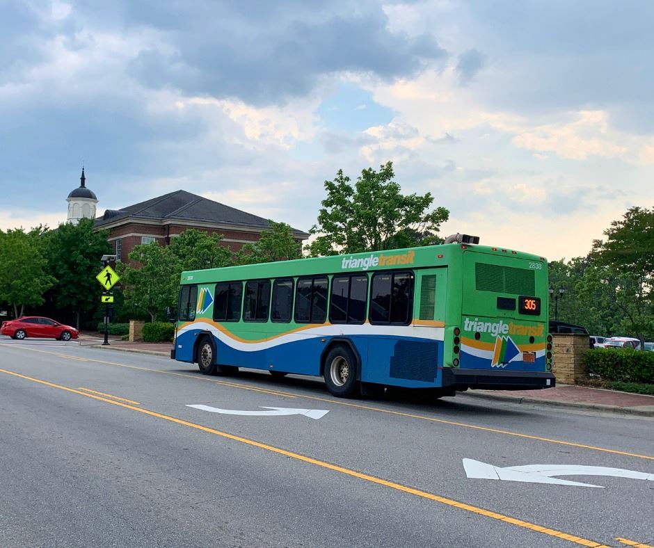 GoTriangle Bus in Holly Springs